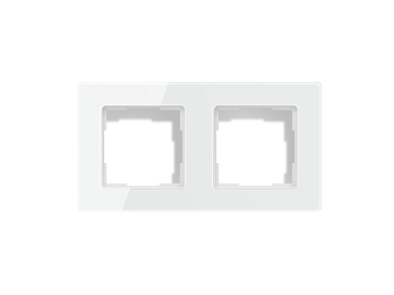 Frame For Avatto 2 Socket Ts20 Light Switches (White)