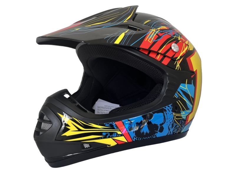 Kids Crosser Hjälm Thunder storlek M | Utomhusleksaker - Gå / Löpande fordon - Hjälmar | GameStuff