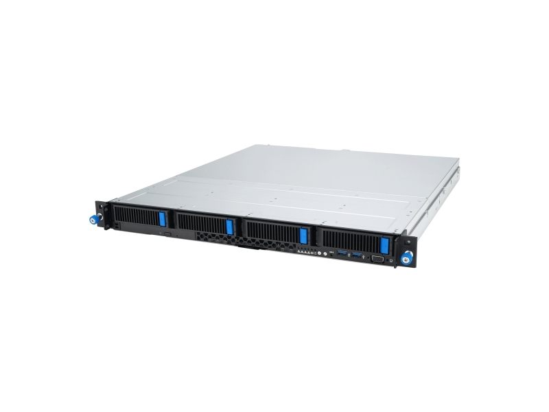 ASUS Rack 1U RS300-E12-PS4/350W Intel C262 LGA1700 95W 4xDDR5 4400/4000/3600 4x3 5 /2 5 4*SATA/SAS/NVMe 2x Intel I210AT 1x Management Port 350W 80