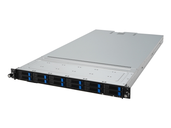 Asus Rack-Plattform (1U) Rs501a-E12-Rs12u Amd Epyc 9005/9004 (12X Nvme/Sata Hs, 2Xm.2, 2X1gbe, Ipmi, 1+1 1600W)