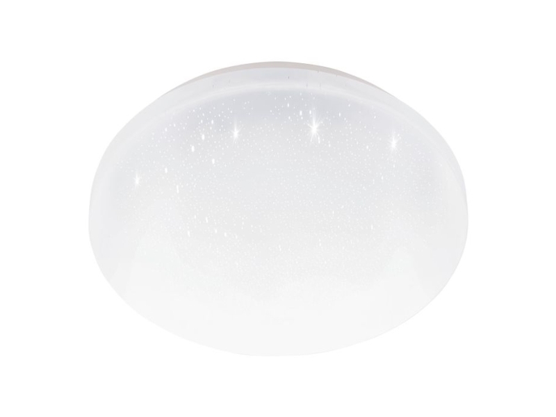 EGLO POGLIOLA-S plafond Ø260 mm, LED 12W 1250lm 4000K, hvid/krystaleffekt