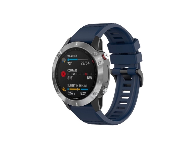 Fixed Silikonband Silikonband Für Garmin Quickfit 22Mm Blau