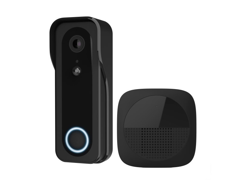 Trust DOORCAM-3000, Sort, 2,4 GHz, Android, iOS, 3 MP, MicroSD (TransFlash), 256 GB | Elektrisk utrustning - Svartavlor | GameStuff