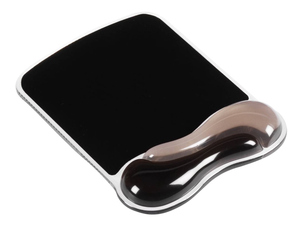 Kensington Duo Gel Mouse Wristrest Wave - Musemåtte med håndledsstøtte - totonet grafit