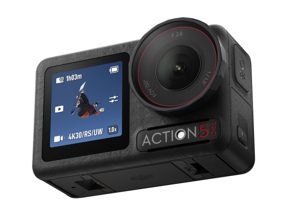 DJI Osmo Action 5 Pro - Standard Combo - action-kamera - 4K / 120 fps - flash 64 GB - Wi-Fi, Bluetooth - undervands op til 20 m