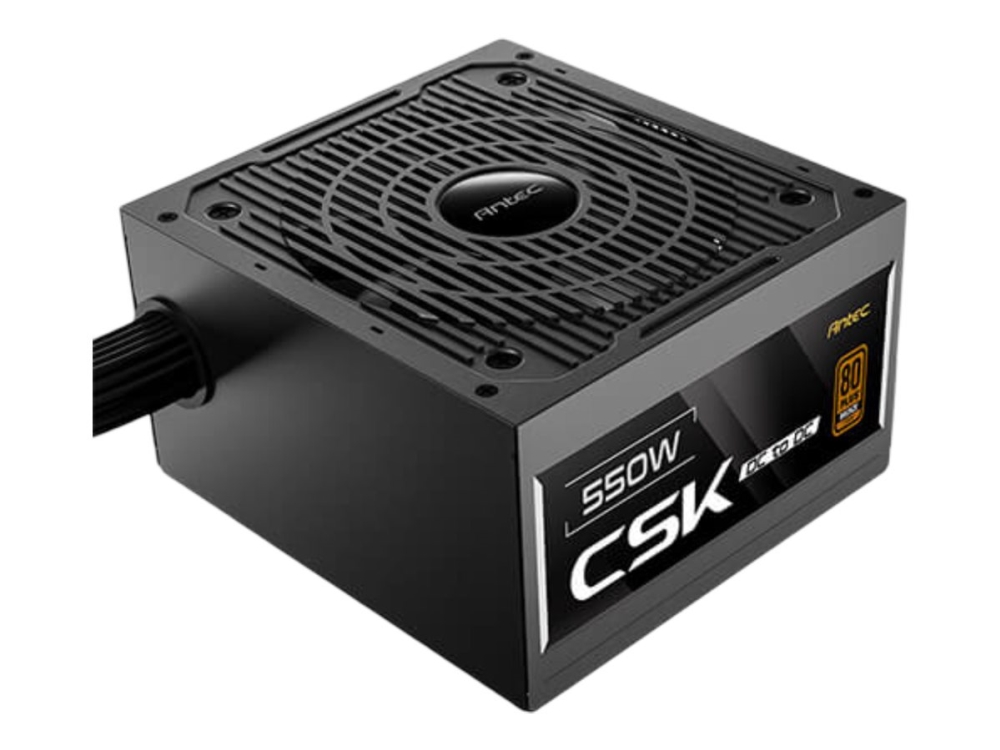 Antec Csk550dc - Strømforsyning (Intern) - Atx12v 2.52/ Eps12v - 80 Plus Bronze - Ac 100-240 V - 550 Watt - Aktiv Pfc - Europa
