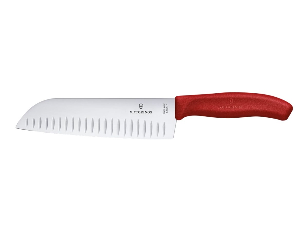 Victorinox Swiss Classic - Santoku-kniv - rød