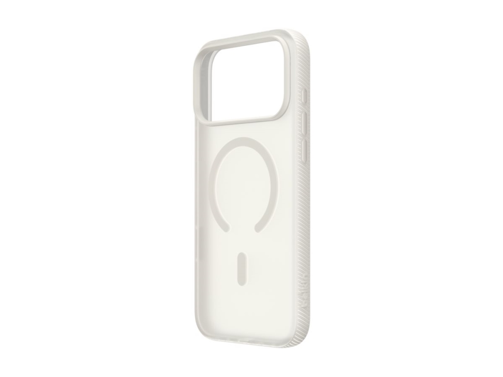 Belkin Sheerforce Grip Series - Bagsidecover Til Mobiltelefon - Magsafe-Kompatibilitet - Fremstillet Af Genbrugte Materialer - Sand - For Apple Iphon