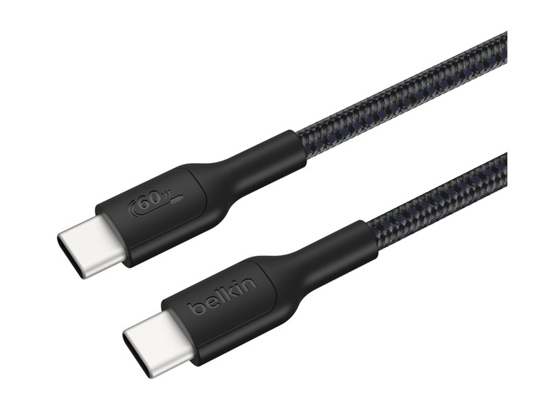 Belkin Usb-C To Usb-C Cable 60W For Nintendo Switch 2, 2 M, Usb C, Usb C, Usb 2.0, Black