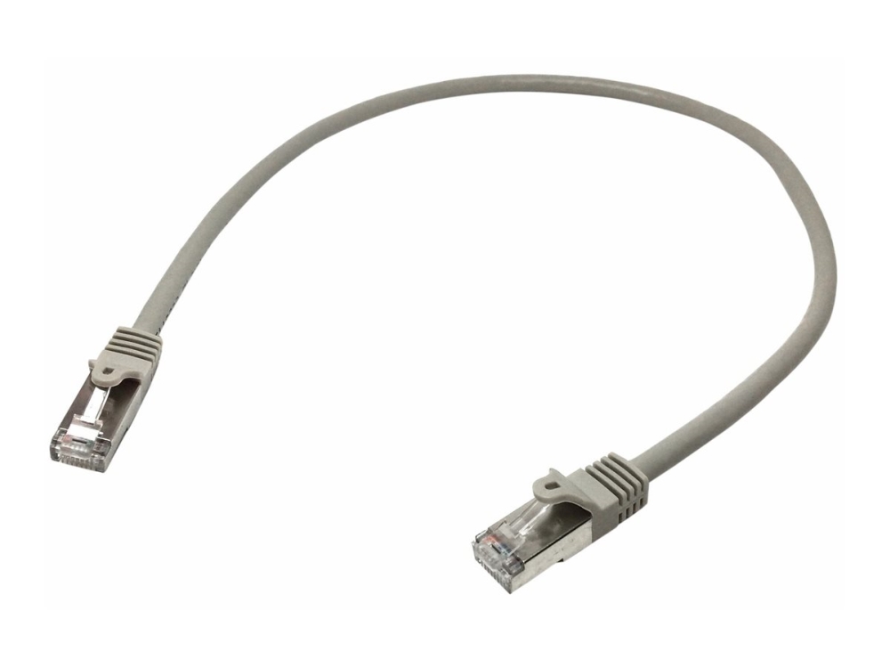Startech.Com 50Cm Cat6 Ethernet Cable, 10 Gigabit Shielded Snagless Rj45 100W Poe Patch Cord, Cat 6 10Gbe Sftp Network Cable W/Strain Relief, Grey, W