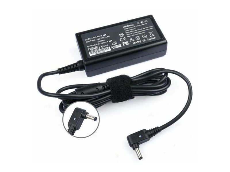 Coreparts - Strømforsyningsadapter - 19 V, 3.42 A, 4.0 X 1.35 Mm Plug - Ac 100-240 V - 65 Watt
