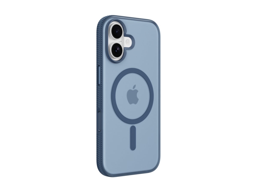 Belkin Sheerforce Grip Series - Bagsidecover Til Mobiltelefon - Magsafe-Kompatibilitet - Fremstillet Af Genbrugte Materialer - Marineblå - For Apple