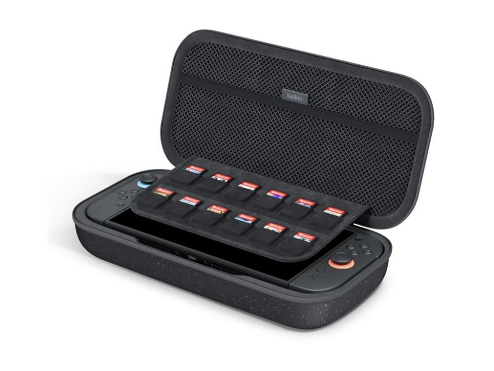Belkin Gaming - Fodral för spelkonsol - polyester - träkol | Tele & GPS - Batteri & Laddare - Strömförsörjningsbanker | GameStuff