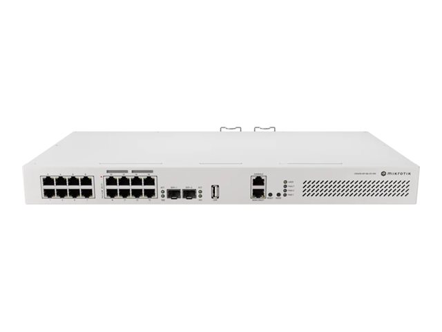Mikrotik CRS418-8P-8G-2S+RM Cloud Router/Sw, L2/L3, Gigabit Ethernet (10/100/1000), Power over Ethernet (PoE), Rackmontering, 1U | Datortillbehör - Nätverk - Switchar | GameStuff