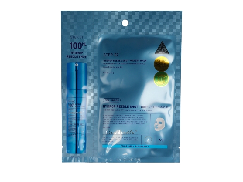 VT Cosmetics Hydrop Reedle Shot 100hl 2 Step Hydrogel Mask 28,5 g | Hudvårdsmärken - R-Z - Vt kosmetika | GameStuff
