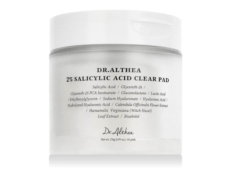 Dr. Althea 2% Salicylic Acid Clear Pad - 60 Pieces