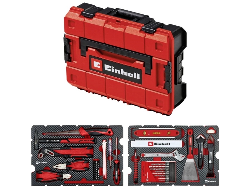 E-Case Werkzeugkoffer 78-Tlg. - Bestücktes Werkzeugset Für Renovierung (370517)