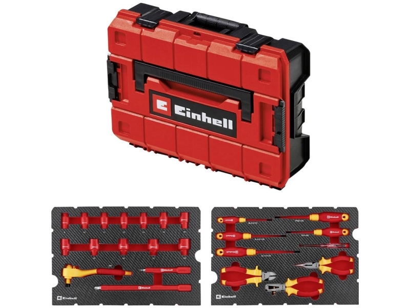Einhell E-Case Vde Werkzeugkoffer 24-Tlg. Bestückt Für Elektriker (370516)