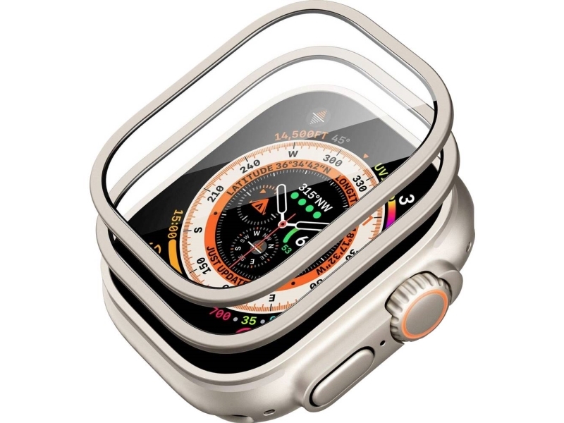 Esr Armorite Displayschutzglas Apple Watch Ultra (49 Mm), Watch Ultra 2 (49 Mm), Watch Ultra 3 (49 Mm) 2 Stück Anti-Fingerprint 1F0010802