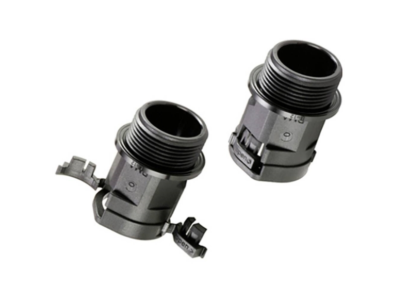 Abb 7Tca292001r1673 Ecoguard Pma Fitting,Pa6 Repurp.,Nw36,M40,Ip66,Bl Brnd-M406 Forskruning Sort M40 X 1.5 35.5 Mm Lige 20 Stk