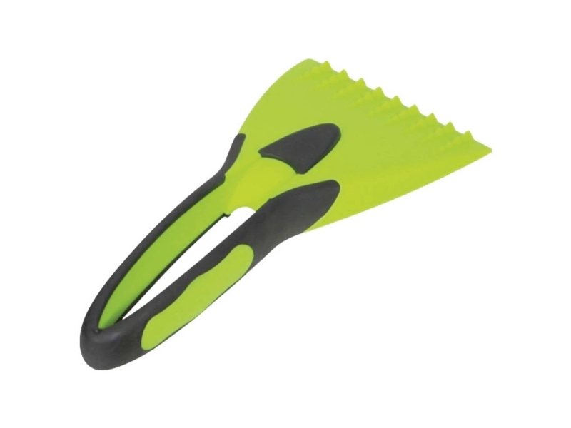 IWH Isskrapa i plast Mjukt grepp (L x B x H) 210 x 95 x 25 mm Grön | Bilvård & Biltillbehör - Utvändiga utrustning för bilar - Vintertillbehör | GameStuff