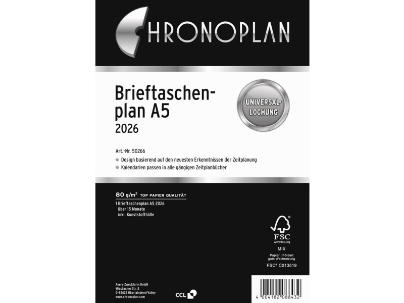 Avery-Zweckform Dagskalender 640334300 50266 Din A5 1 Stk