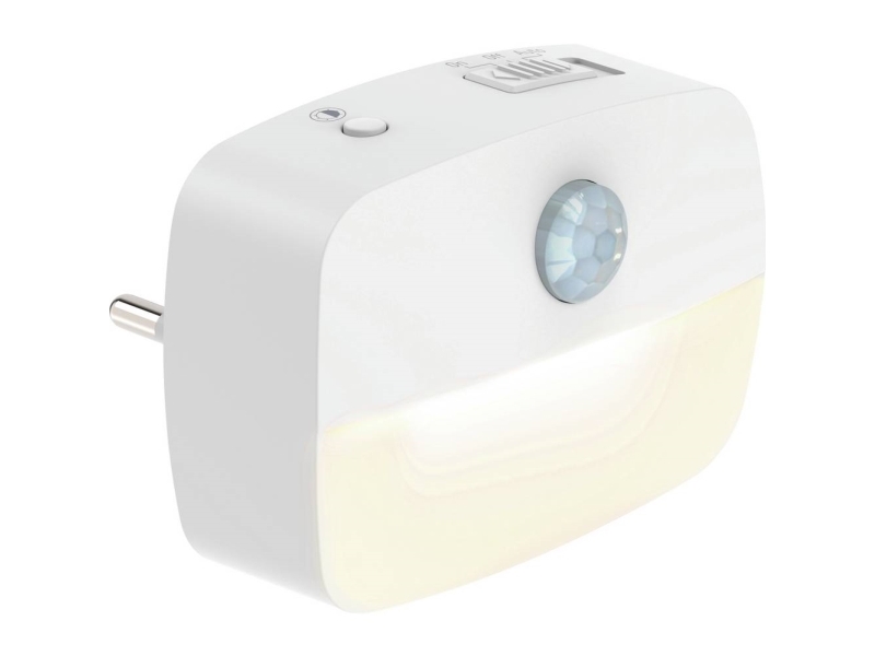 Ansmann Sensor-Nachtlicht Nl30 Ac 1600-0778 Nachtlicht Mit Bewegungssensor Rechteckige Led (Rgb) Warmweiß Weiß