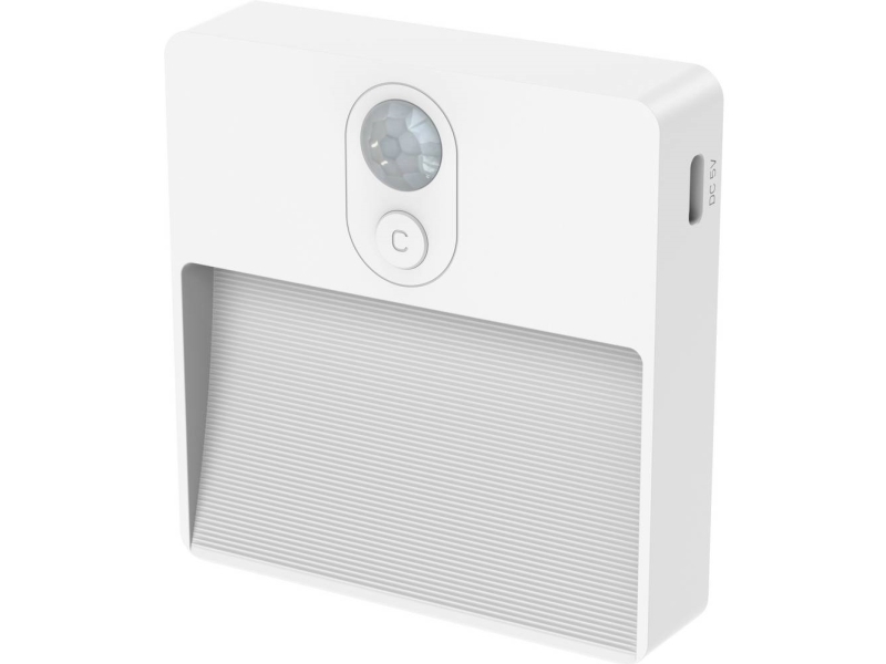 Ansmann Sensor-Nachtlicht Nl5r Wiederaufladbar 1600-0481 Nachtlicht Mit Bewegungssensor Runde Led (Rgb) Warmweiß Weiß