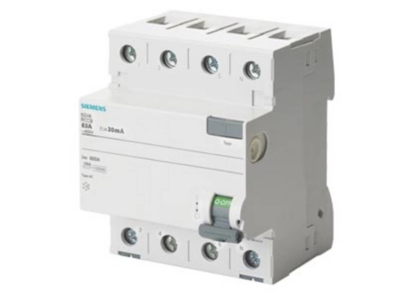 Siemens jordfelsbrytare 4P 40A 0,03A typ AC (5SV4344-0) | EL Artiklar - Elcentral - Automatsäkringar | GameStuff