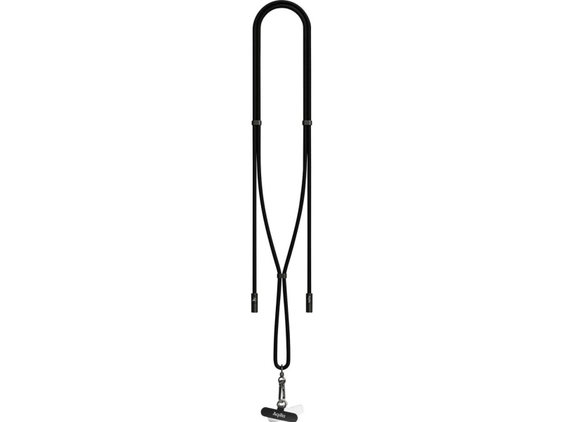 Aqiila Lanyard Ladekabel Schwarz Kabellänge 0.3 - 1.5 M 60 Watt (Aqlycbpbicl1bk084)