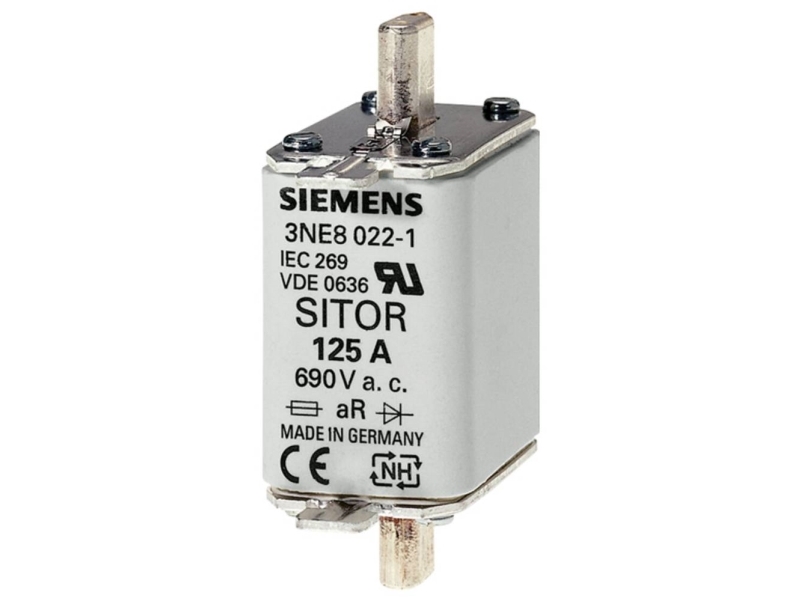 Siemens 3Ne80171 Nh-Sikring 3 Stk