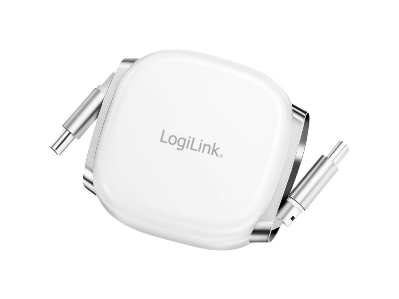 Logilink Usb-C Kabel Usb 2.0 Usb-C Stik 1.00 M Hvid Dobbeltsidet Stik, Til At Skrue Op Cu0501