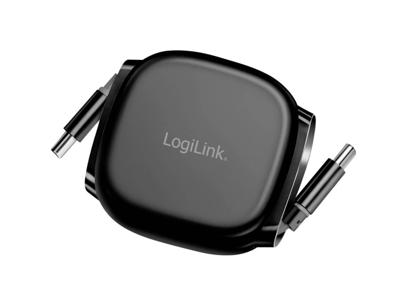 Logilink Usb-C Kabel Usb 2.0 Usb-C Stik 1.00 M Sort Dobbeltsidet Stik, Til At Skrue Op Cu0500