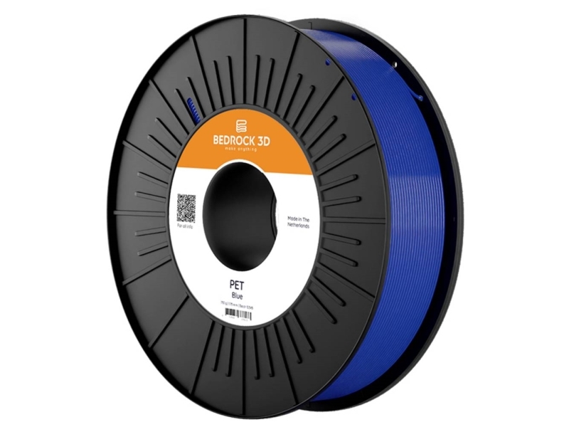 Bedrock 3D Pet-0315B075 Pet Blue 2.85 Mm 750 G Filament Pet 2.85 Mm 750 G Blå 1 Stk