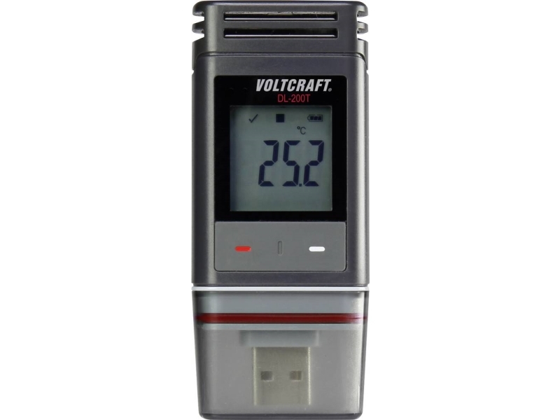 VOLTCRAFT DL-200 TISO1 DL-200T Temperaturdatalogger Kalibrerad (ISO) Mättemperatur -30 till +60 °C PDF-funktion | EL Artiklar - Verktyg för EL - Mätutrustning för miljö | GameStuff