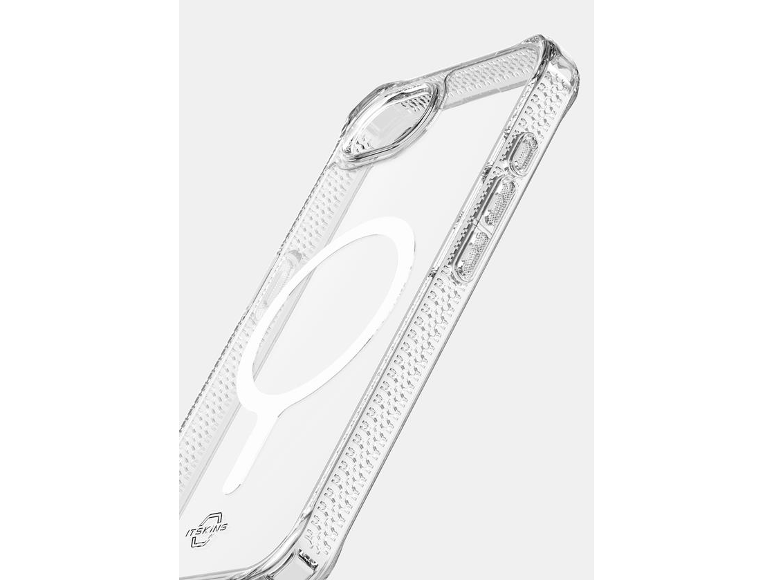 ITSKINS APS4-HMACR-TRSP, Ramme, Apple, iPhone 16e, 15,5 cm (6.1), Transparent