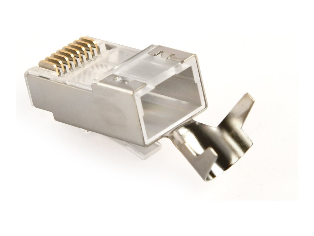 Cablexpert - Netværk-konnektor - RJ-45 (han) - afskærmet - CAT 7 - pass-through connector (pakke med 50)