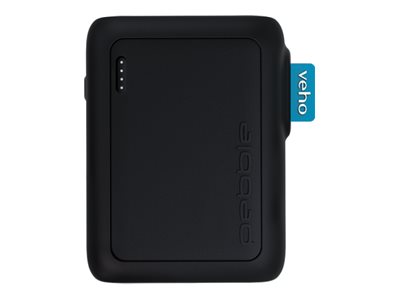 Veho Pebble Pz-12 - Powerbank - 10000 Mah - 37 Wh - 20 Watt - 3 A (Usb-C) - På Kabel: Usb-C