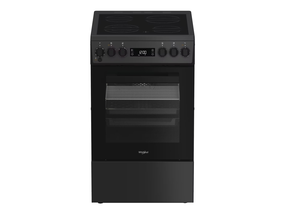 Whirlpool W5v8lcsa, Freestanding Cooker, Anthracite, Rotary, Touch, Black, Bottom, Storage Drawer