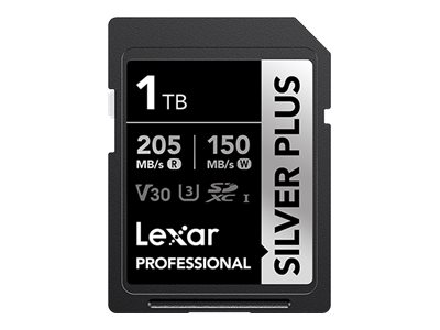 Karta Lexar Lexar Sdxc Professional Silver Plus Uhs-I/U3/A2/4K R205/W100 (V30) 64Gb