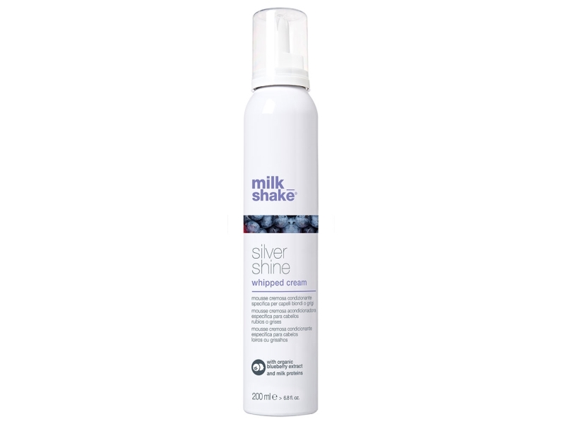 Milk Shake Mousse Conditioner Milk Shake Silver Shine Blonde Grey Hair (200 Ml)