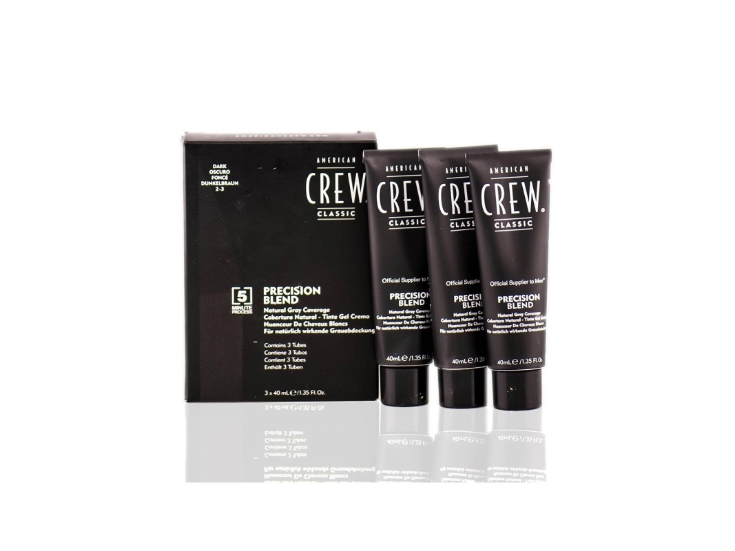 American Crew Precision Blend Natural Gray Coverage Dark 3 X 40 Ml