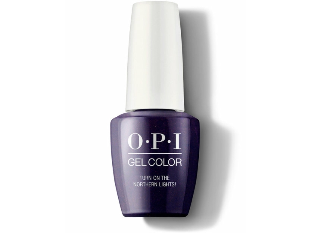 Opi Opi, Gel Color, Semi-Permanent Nail Polish, Gc I57, Turn On The Northern Lights!, 15 Ml For Women