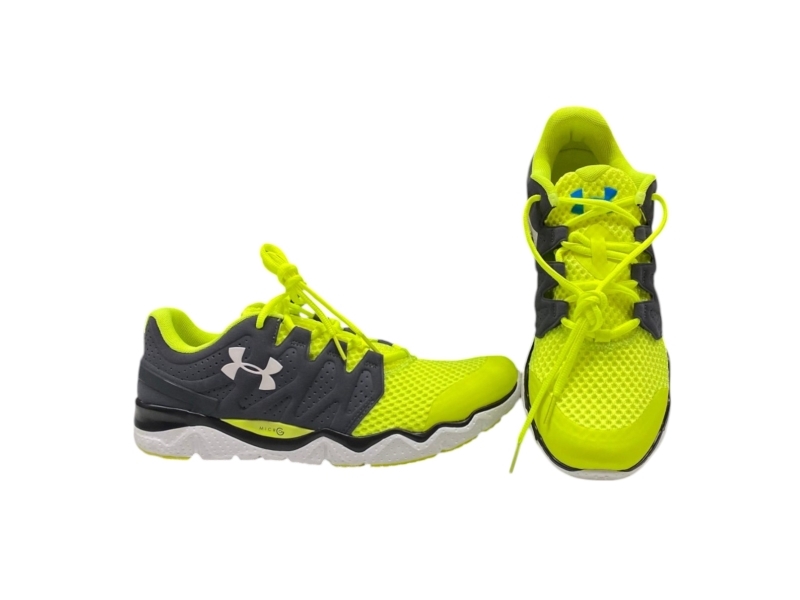 Under Armour Micro G Optimum Sport Shoes Grey/Neon For Men For Men