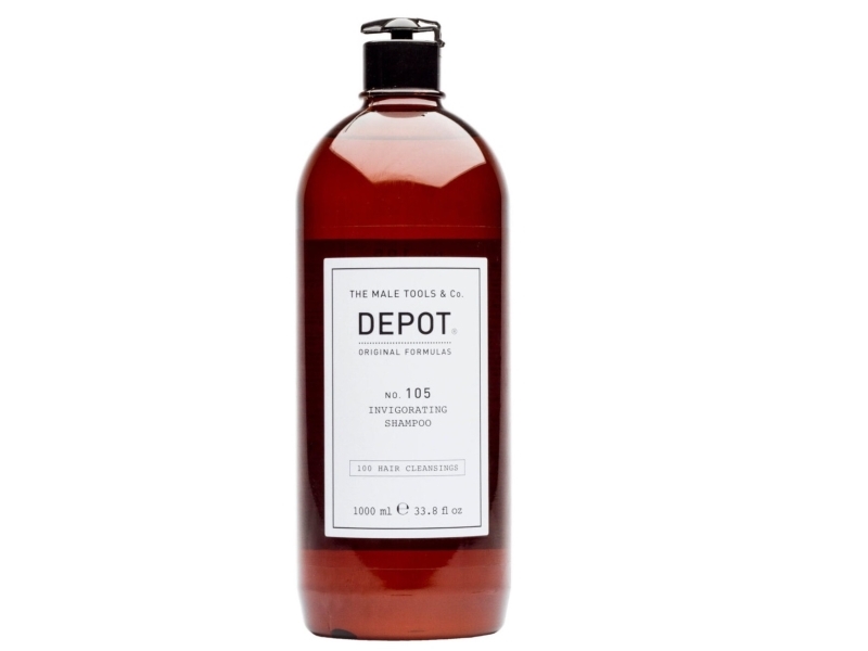 Depot, 100 Hair Cleansing No. 105, Multivitamin Complex, Hair Shampoo, Anti-Hair Loss, 1000 Ml For Men