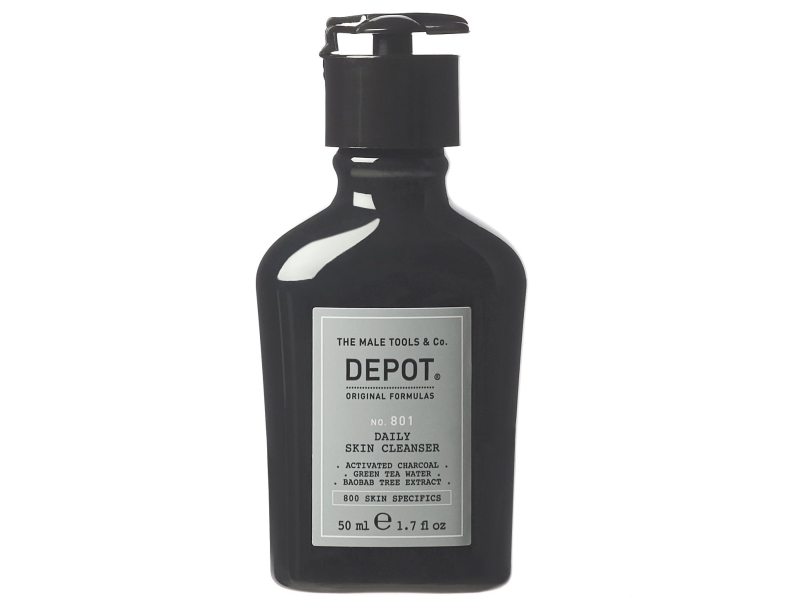 Depot, 800 Skin Specifics No. 801, Activated Charcoal, Detoxifying, Cleansing Gel, For Face, 50 Ml