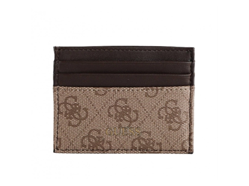 Guess, Vezzola, Leather Card Holder, SMVEZLLEA25, Brown, Unisex Unisex | Baby & barn - Textil och kläder - Väskor | GameStuff