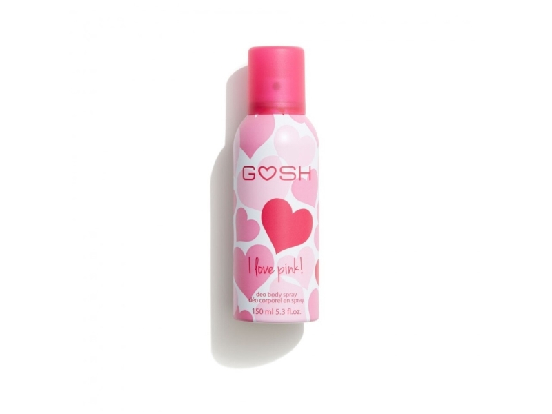 Gosh I Love Pink!, Women, Perfumed Deodorant, Spray Deodorant, Spray, 150 Ml, Cassia, Citrus, Musk, Rose, Vanilla