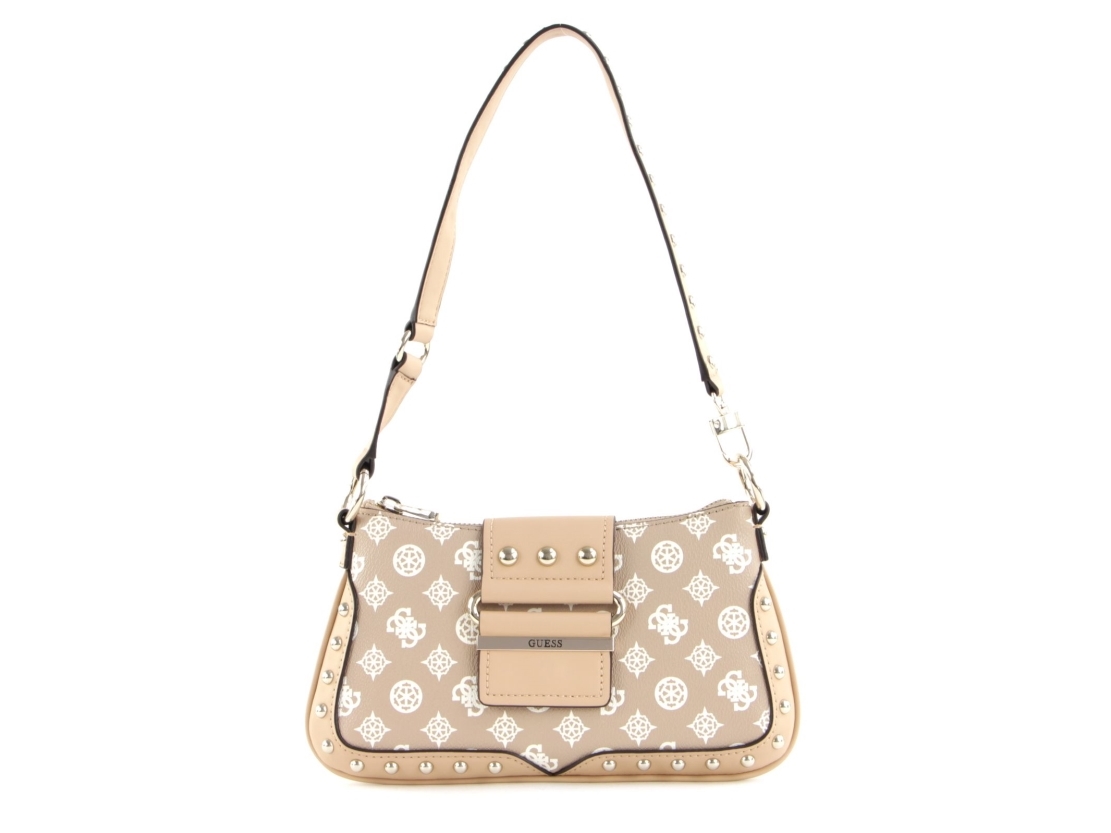 Guess Guess, Greta, Leather, Handbag, Sand, Hwvb81 29210, 16 X 29 X 5.3 Cm For Women