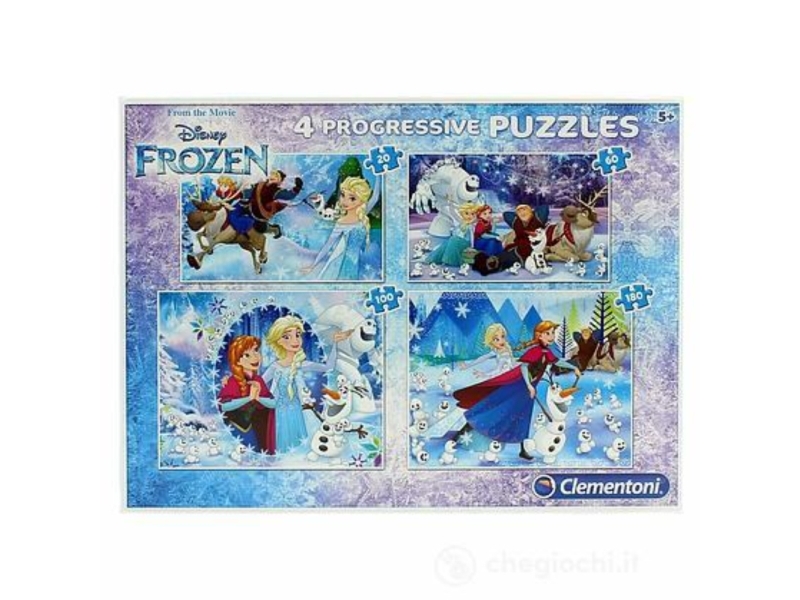 Clementoni Puzzle Frozen 20+60+100+180 (07723)